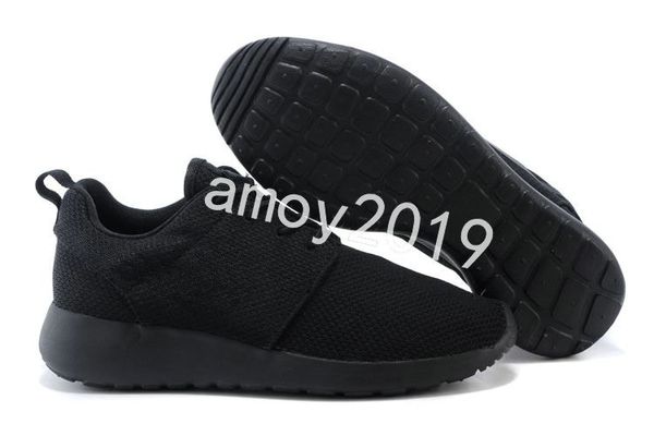 

2018 new london olympic running shoes for men women sports classical all black fashion sport zapatos mens trainers sneakers 36-45