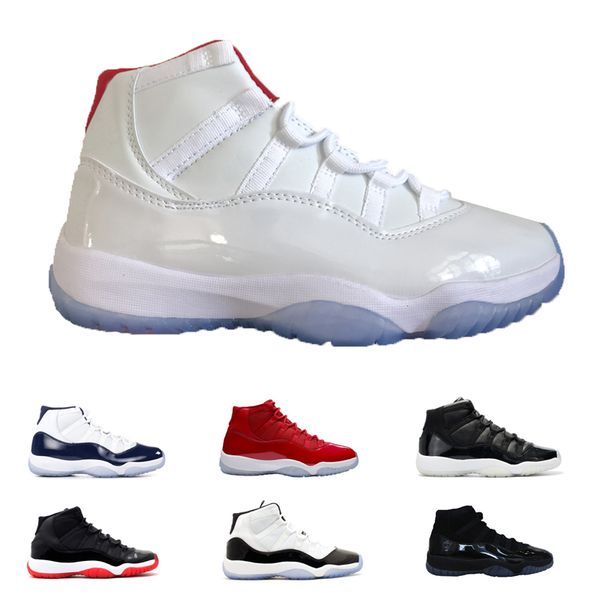 

11 white red prom night cap and gown gym red heire black tingray midnight navy concord hoe 11 men women kid ba ketball neaker