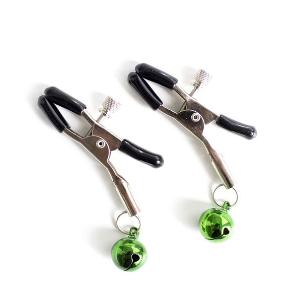 

for pair products clamps with metal bells nipples labia clips clips clamp bodnage 1 toys fetish nipple game couple riepw