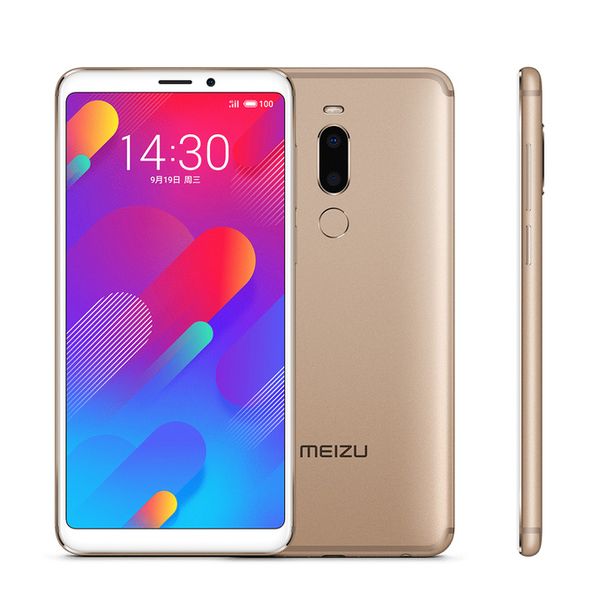 Оригинал Meizu V8 с поддержкой 4G LTE сотового телефона 4 ГБ оперативной памяти 64 Гб ROM Гелио П22 восьмиядерный Android-5,7-дюймовый 12,0 МП лицо, отпечатков пальцев ID смарт-мобильный телефон
