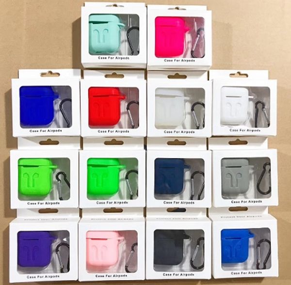 

For apple airpod ilicone ca e protector cover leeve pouch for air pod bluetooth headphone earphone ca e