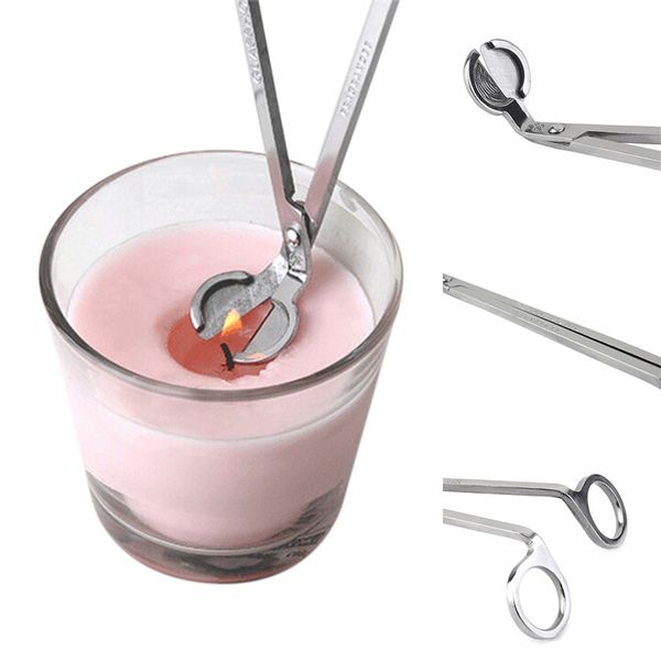 

candle wick 17cm stainless steel dipper oil lamp trimmer extinguish trim scissor cutter snuffer tool hook clipper durable
