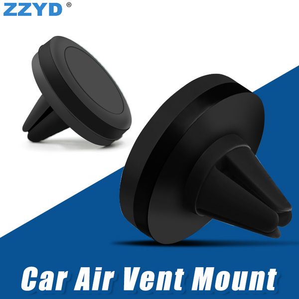 

zzyd car mount air vent magnetic car mount universal phone holder reinforced magnet easier safer driving for ip x 8 samsung s8