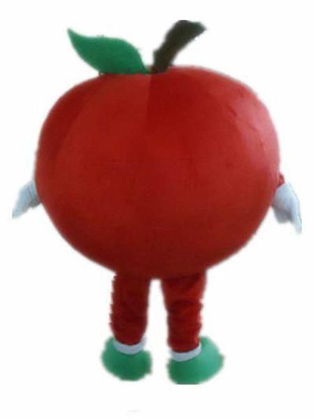 2018 Costume mascotte mela vendita calda con occhi grandi e bocca grande da indossare per adulti