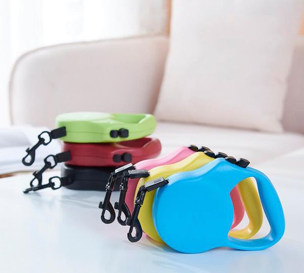 

automatic leash for pets dog cats adjustable extending puppy walking leads lock training strip rope pet collar