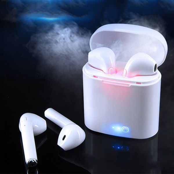 

Wirele head et bluetooth earpiece i7 tw earbud headphone twin earphone with charging box earphone for iphone am ung mart phone