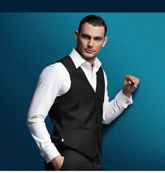 

black groom vests custom made mens suit for wedding slim fit bazer groomsmen vests