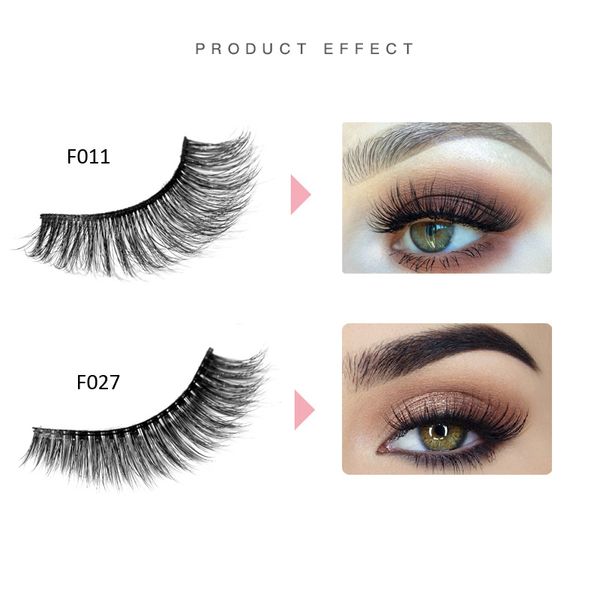 Dropshipping New Make -up Handaiyan 3D Nerzhaare falsche Wimpern 6 Stile handgefertigt Schönheit Dicke lange weiche Nerzwimpern Wimpern Wimpern Wimpern