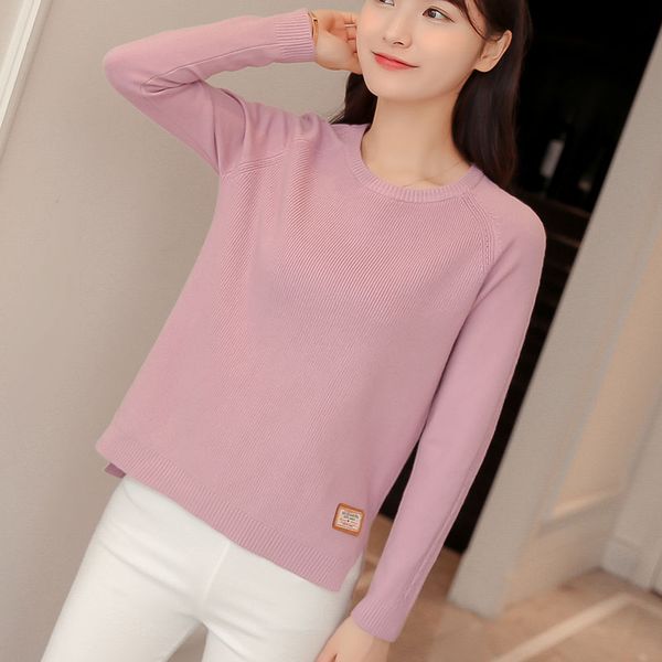 

6518 - the new split hem 35 pullovers, White;black