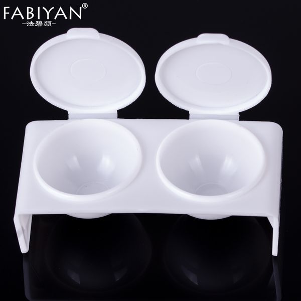 

lot 5pcs dual-use seal plastic clean cup bowl tool gel uv acrylic liquid powder salon nail art manicure new pro, Silver