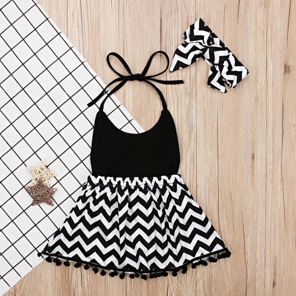 

girl dress vintage ripple print backless dress 2018 summer princess wedding party dresses children clothes size 70-100, Red;yellow