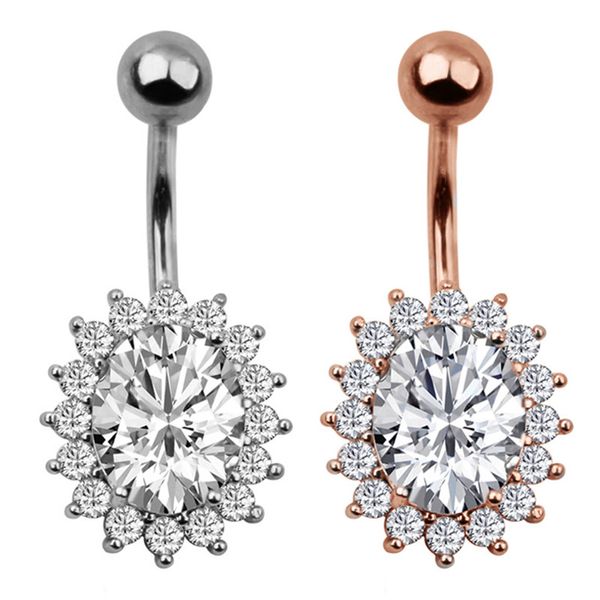 

piercing barbell dangle navel belly button rings belly navel piercing surgical steel dance bars body jewelry, Slivery;golden