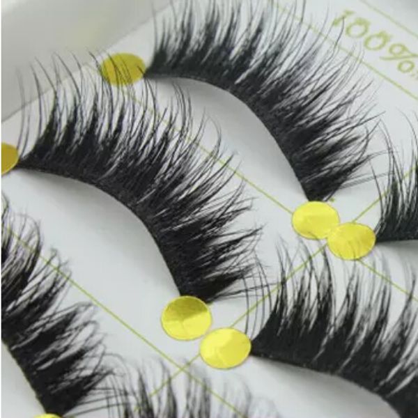 

wholesale 5 pairs makeup handmad natural fashion false eyelashes soft long eye lash cosmetic ing