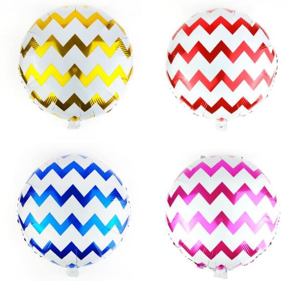 

round foil balloon wave round shaped helium air ball wedding birthday party decoration balloons for baby shower party