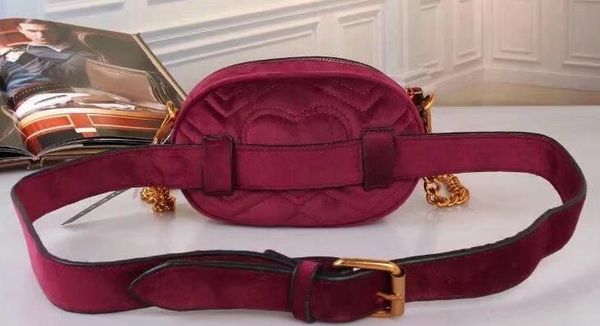 

Бесплатная доставка новый стиль дизайна женщин бархат талии сумка плеча цепи сум