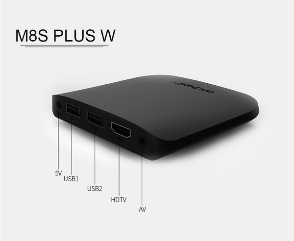 

mecool m8s plus w android 7.1 1g 8g 2.4g wifi 4k тв box amlogic s905w ipstb hdmi dhl