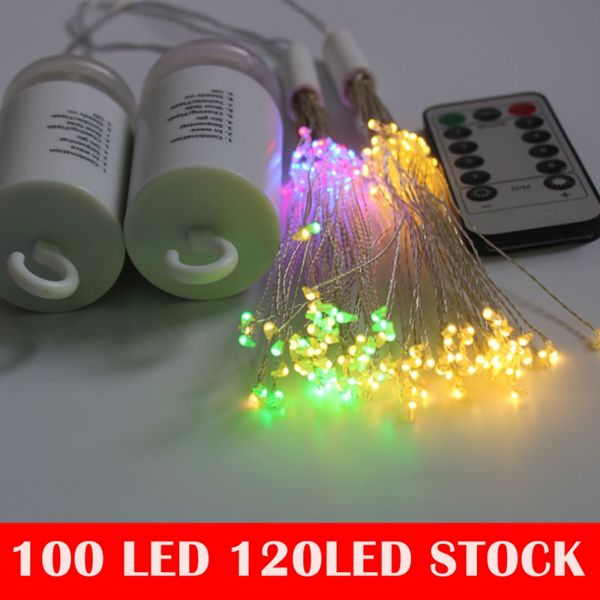 Umlight1688 100 150 LEDs Luz Da Corda DIY Luzes De Fadas Para O Casamento de Natal Decoração de Festa de Natal 8 função de controle remoto LED luz