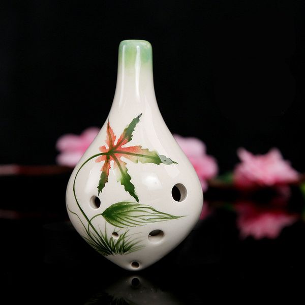 

2018 китайская традиционная тушь ocarina новый 6-луночный alto c-tone ocarina новичок инструменты новичок флейта окарина