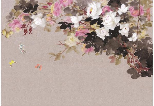 

p wallpaper 3d stereoscopic hand drawn floral background wall extension personality wall mural wallpaper painting