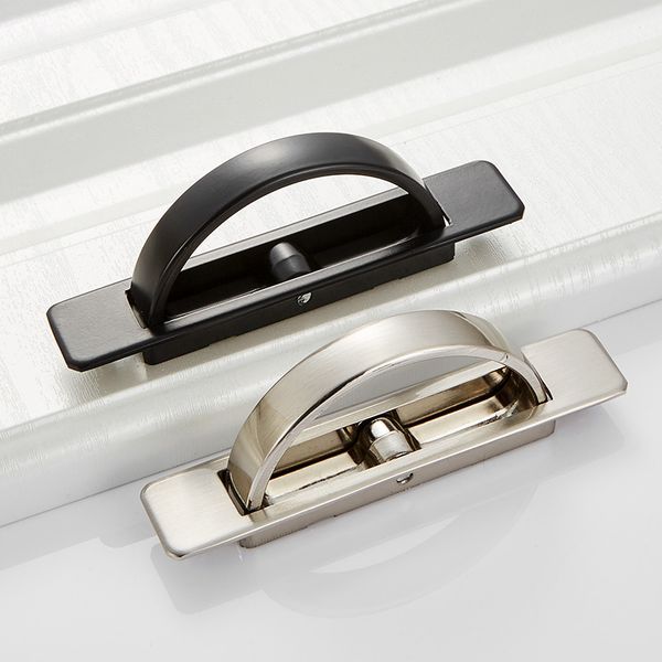 2019 Half Circular Hidden Embedded Cabinet Door Knobs Cupboard