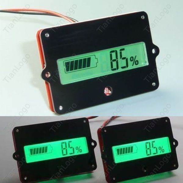 Freeshipping Digital LCD Indicador de capacidade Da Bateria Tester medidor de carro de Chumbo-ácido Lítio LiPo 12 v 24 V 48 v 36 v 1 s 2 s 3 s 4 s 5 s 6 s 7 s