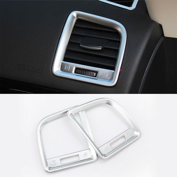 Matte Chrome Car Internal Air Conditioning Vent Trim Outlet Cover Stickers For Mazda Cx5 Cx 5 2013 2014 2015 Interior Styling Accessories Car