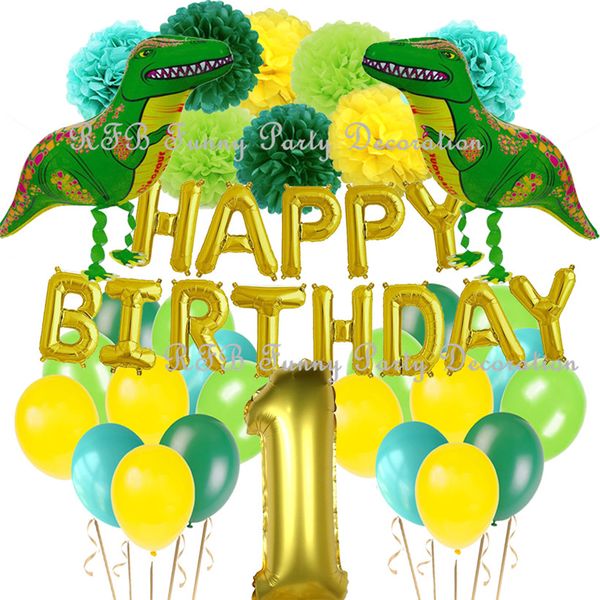Boy Or Girl First Birthday Party Supplies Dinosaur Theme Party