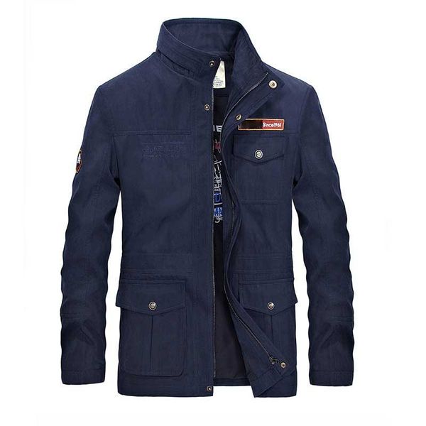 

autumn winter fashion jacket with multi big pocket coat men casual jacket loose baggy outwear windbreaker male clothing, Black;brown