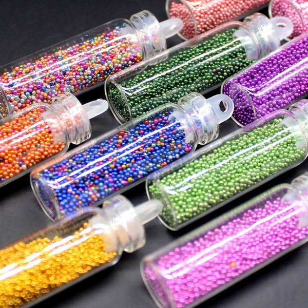 

new 1 box new shining round shape nail glitter powder dust 3d nail art decorations art bottle tip stickers diy tools hot, Silver;gold