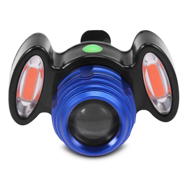 

multifunctional bicycle headlight usb charging waterproof light bike headlamp