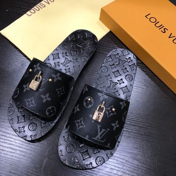 

New spring and summer print lock slippers 0084 guan Men Dress Shoes BOOTS LOAFERS DRIVERS BUCKLES SNEAKERS SANDALS