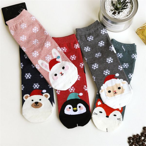 

winter sports socks christmas women casual socks cute women cotton blended outdoor skiing #3o12, Black