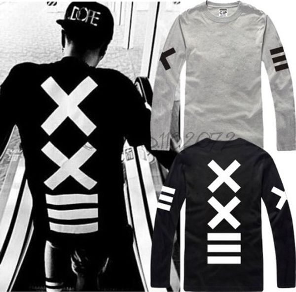 

factory directly selling pyrex 23 hba t shirt long sleeve t-shirt xxlll street fashion tee shirt xxiii hip hop tshirt, White;black