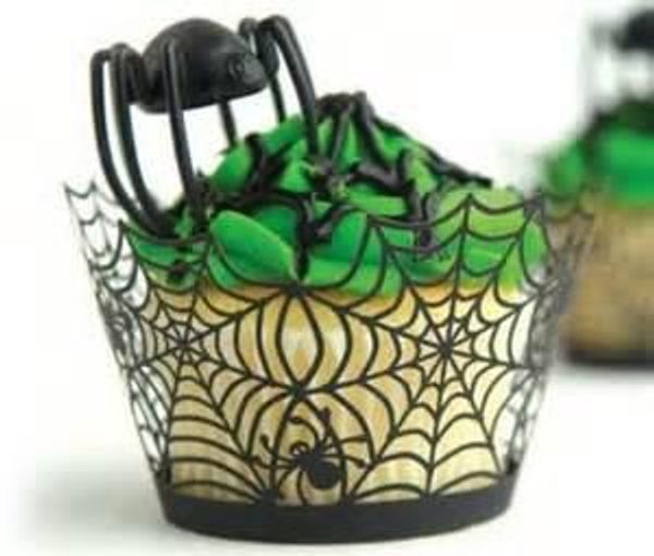 

хэллоуин бумага кекс обертка кекс ботворезы дети выступает украшение партии торт топпер хэллоуин торт вокруг