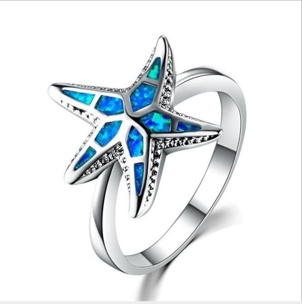 

jewelry, jewelry, starfish lady rings, Silver