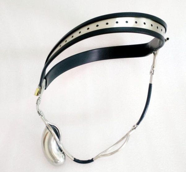 

new design male chastity belt with defecation hole stainless steel adjustable chastity device cock cage toys for men ob1