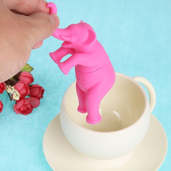 

useful tea infuser pink elephantea tstrainer filter diffuserinfusers