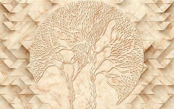 

современный камень абстрактное дерево геометрические стерео тв фон стены окна фреска обои