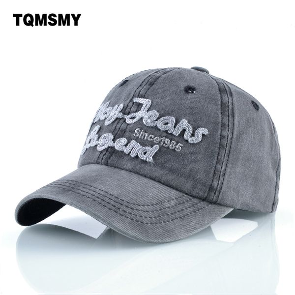

spring washed denim hat women summer sun hats snapback cap men cotton baseball caps casual hip hop cap for women bone, Blue;gray