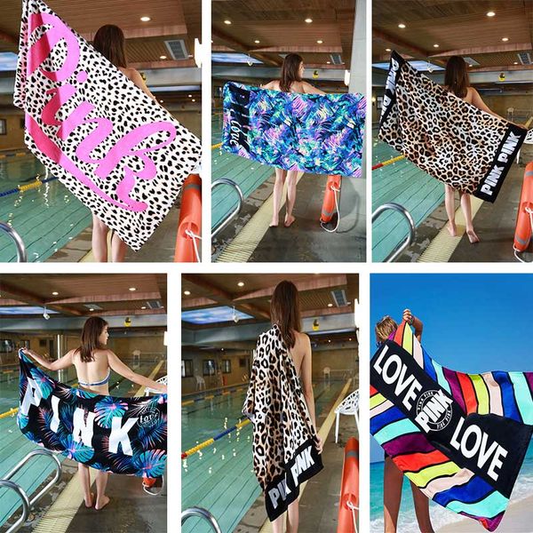 

145*75cm soft beach towel quick drying outdoors sports swimming camping bath yoga mat blanket bath towels beach wrap clothing hh7-1009