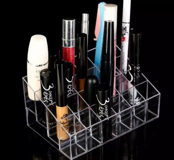 

clear acrylic 24 lipstick holder display stand cosmetic organizer makeup case makeup organizer display stand rack holder