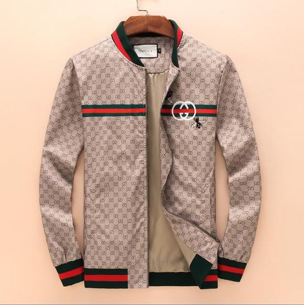 

c01 бесплатная доставка зима осень цветок тигр печати куртки новый роскошный бренд ветровка мужчины высокая улица стоячий воротник спортивная куртка пальто