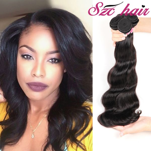 Virgin Crochet Hair Extensions Body Wave Hair Weaves 8a Grade