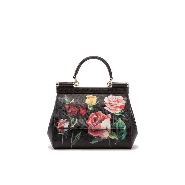

Новый стиль 2018 весна и лето розы печатных Сицилия одно плечо сумка