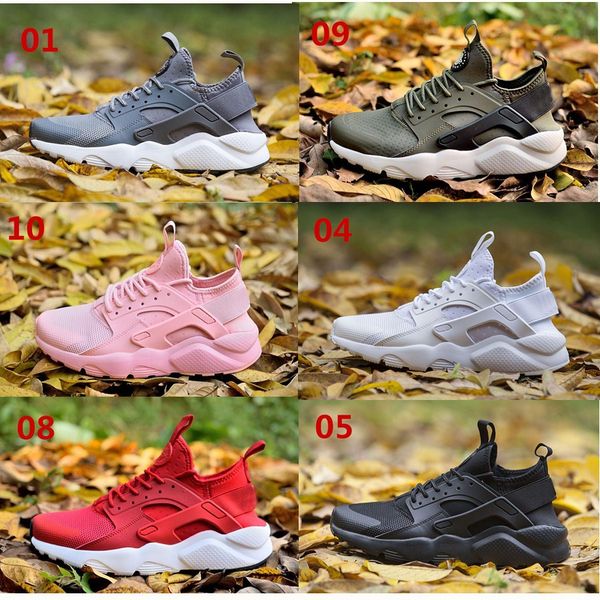 

2017 Air Huarache Classical Triple White Black red gold men women Huarache Shoes Huaraches sports Sneakers Running Cheap Shoes size 36-45