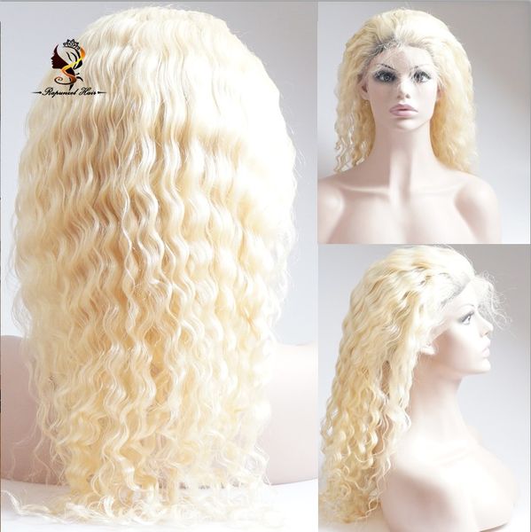 White Blonde 100 Human Hair Wig Virgin Remy Brazilian Full