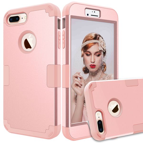 

2018 latest shockproof for iphone 7 plus case hybrid pc+silicone shockproof phone case full protective cover for iphone xs max case