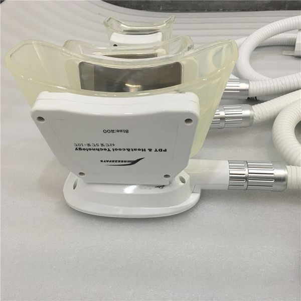 

e fat handpieces for fat ing and cryolipolysis slimming machine with 4 handle of white color