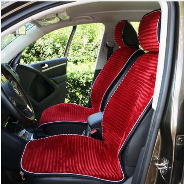 

winter car seat cushion/universal striped shape car interior seat covers non-slip car seat protector pad mat, fit for most