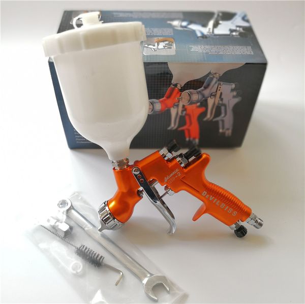 

гравитационная подача пушки брызга hd-2 hvlp devilbiss для всех автоматических краски ,topcoat и касания-вверх с пластичной чашкой краски 60